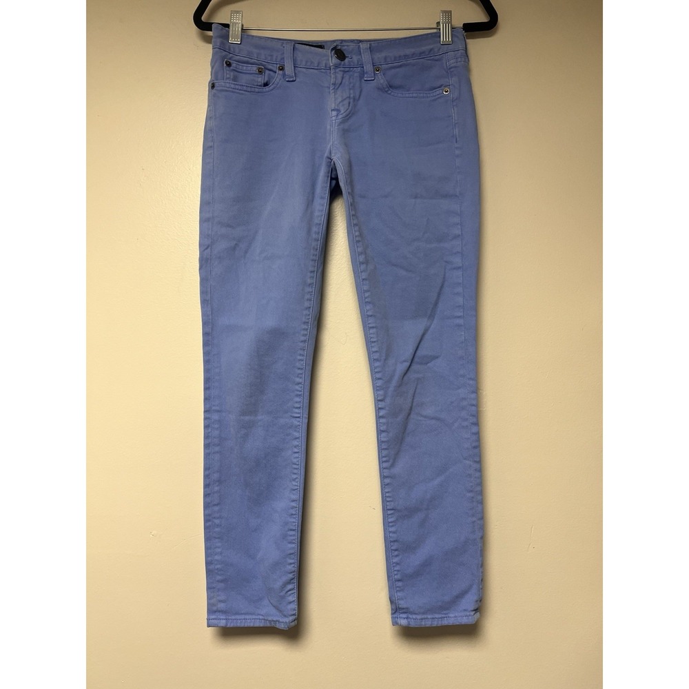 J‎ Crew Toothpick Blue Ankle Women's Jeans Size 26